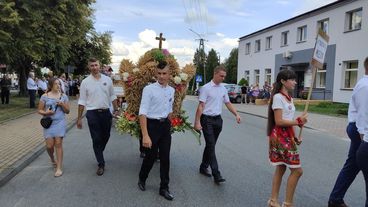 Gmina Ostrówek była gospodarzem niedzielnych Dożynek Powiatu Wieluńskiego